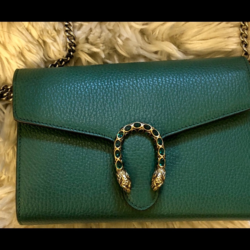 Dionysus Leather Chain Bag